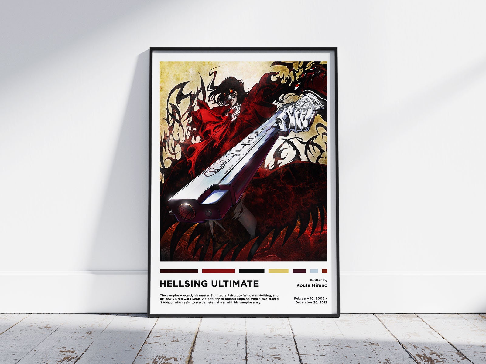 Hellsing Dark Fantasy Anime Ultimate Alucards | Poster