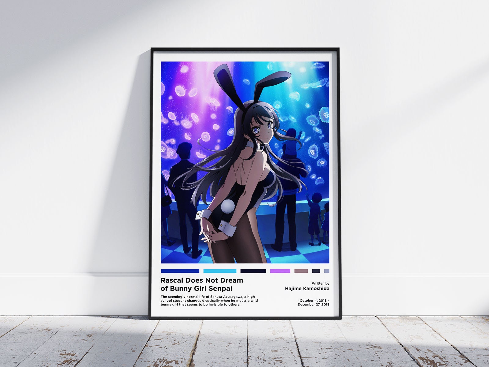  Japan Anime Poster Magical Sempai Aesthetic Poster for