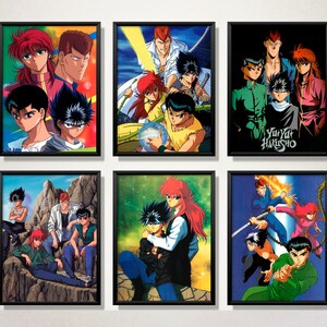  Yu Yu Hakusho Hiei Anime Fabric Wall Scroll Poster (31x42)  Inches: Posters & Prints