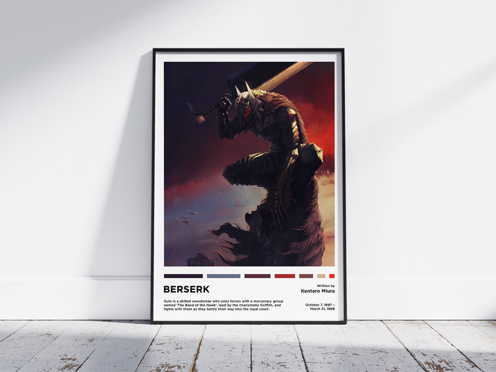 Berserk 1997 Poster Wall Decor – Twentyonefox