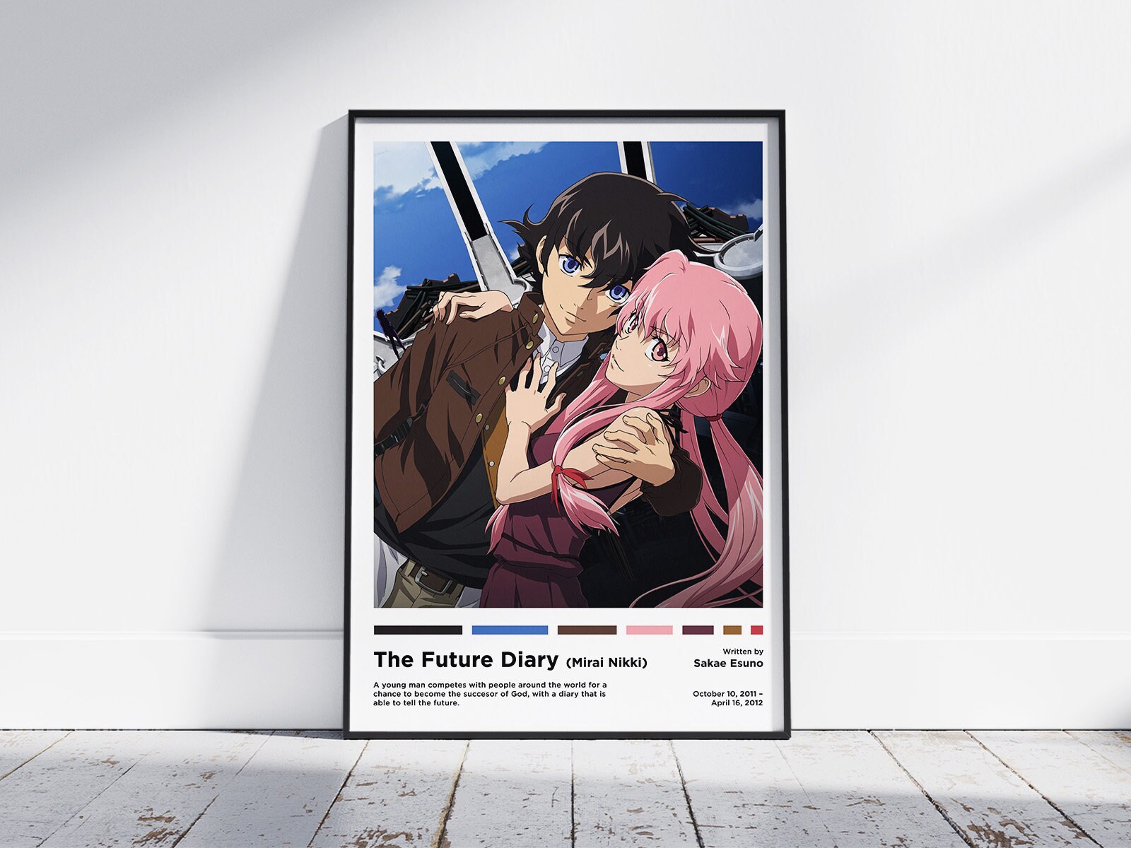 Mirai Nikki - logo Art Print for Sale by BaryonyxStore