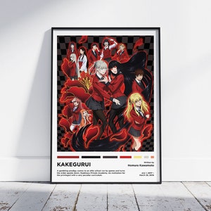  Kakegurui Anime Wall Scroll Poster (16x22) Inches: Posters &  Prints