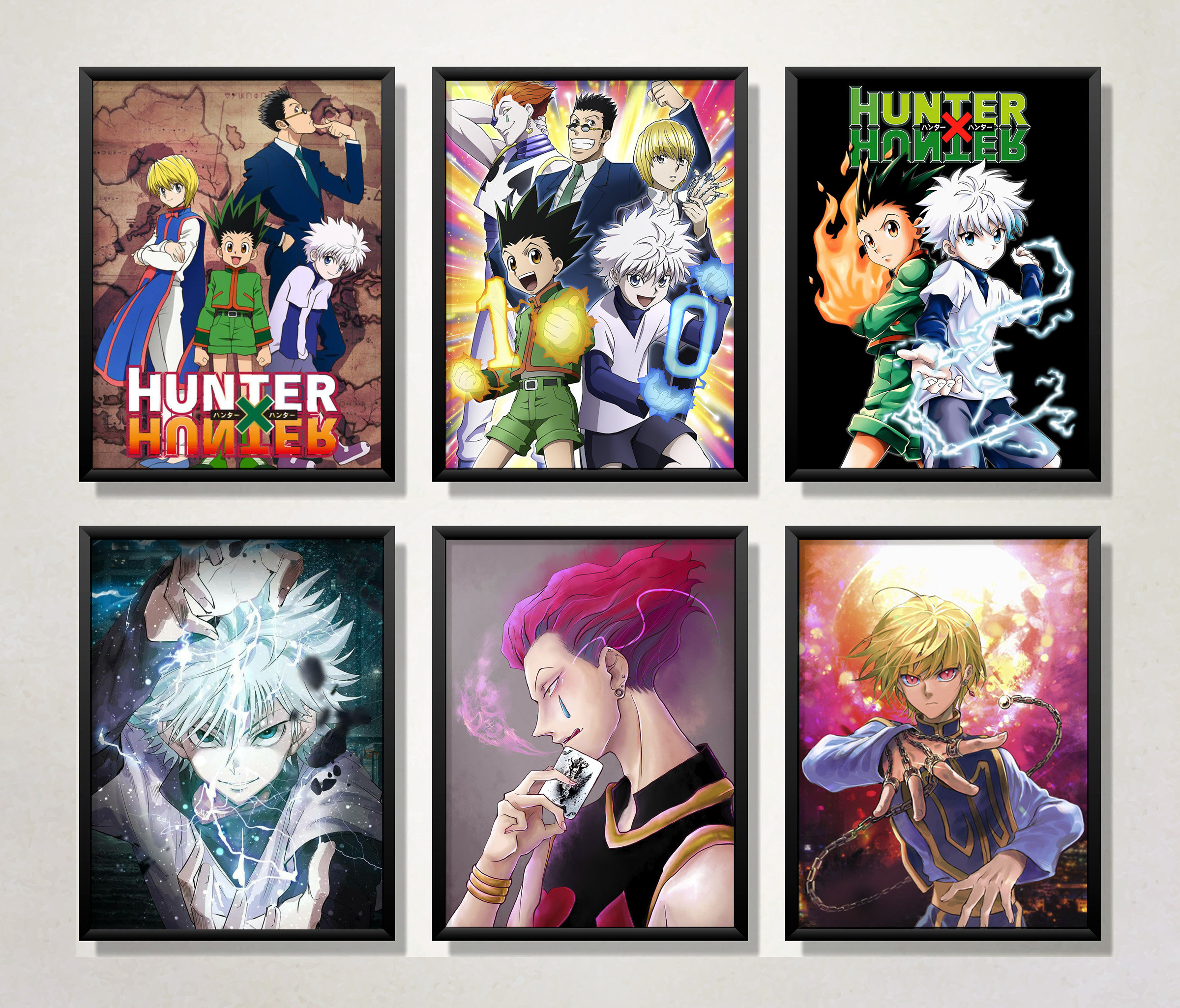 Hunter X Hunter Anime - 80s Retro S - Canvas Wall Art