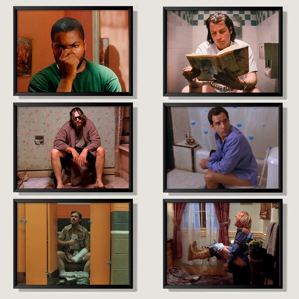 Movie Bathroom Decor - Etsy