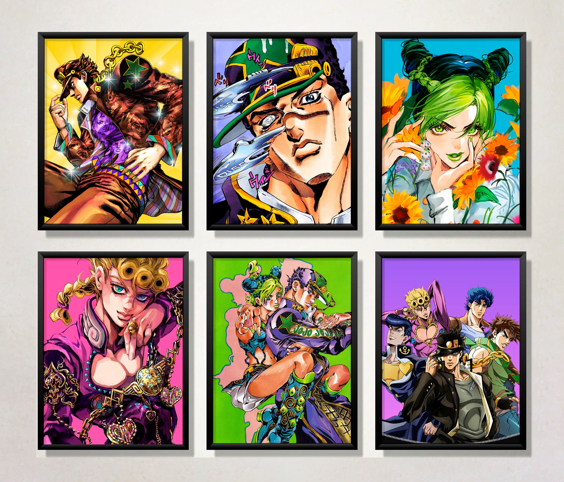 Jotaro Kujo Wall Art – Canvas Decoration Poster – Family Bedroom Decoration  Painting – Jojo Merch