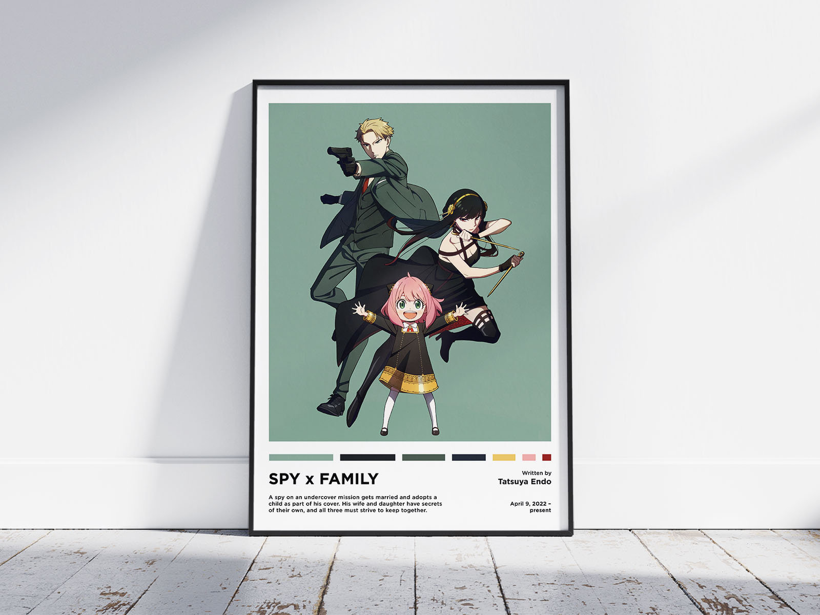 Anime Spy X Family Anya Poster Meme Scream Funny Humor Wall Art