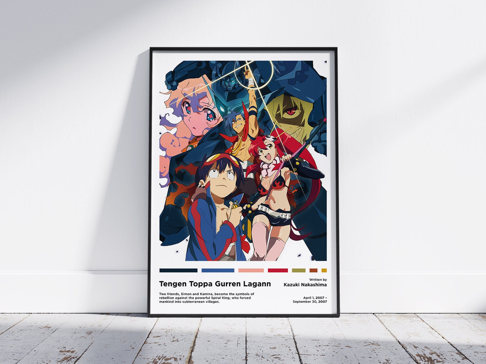 Tengen Toppa Gurren Lagann TTGL Poster for Sale by cameroncron