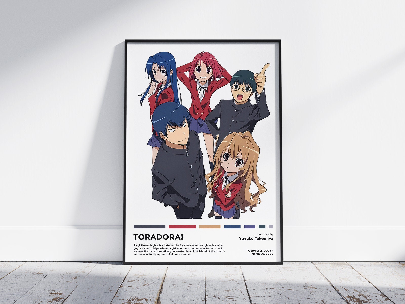 Toradora! Aisaka Taiga Anime HD Canvas Print Wall Poster Scroll Room Decor