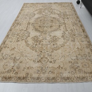 Oushak Area Rug,Turkish Rug,Vintage Rug,Turkey Rug,Pastel Color Rug,Handmade Rug,Vintage Turkish Rug,Oushak Rug,Living Room Rug,Rugs,S-2116