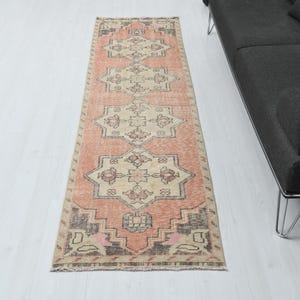 Wool Runner Rug,Soft Runner Rug,Kitchen Rugs,Handmade Runner Rug,Turkish Runner Rug,Boho Runner Rug,Vintage Runner Rug,Oushak Runner,B-2872