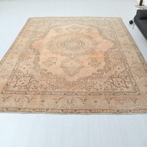 10x13 Vintage Rug,Area Rug,10x13 Persian Rug,10x13 Turkish Rug,10x13 Oushak Rug,10x13 Rug,Oushak Rug,Oversize Rug,Rare Rug,Turkish Rug,P-459
