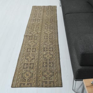 Oushak Runner Rug,2x7 Rugs,Handmade Rug,2x7 Vintage Rug,Wool Runner Rug,2x7 Turkish Rug,Runner Rug,2x7 Oushak Rug,Turkish Runner Rug,Lk-69
