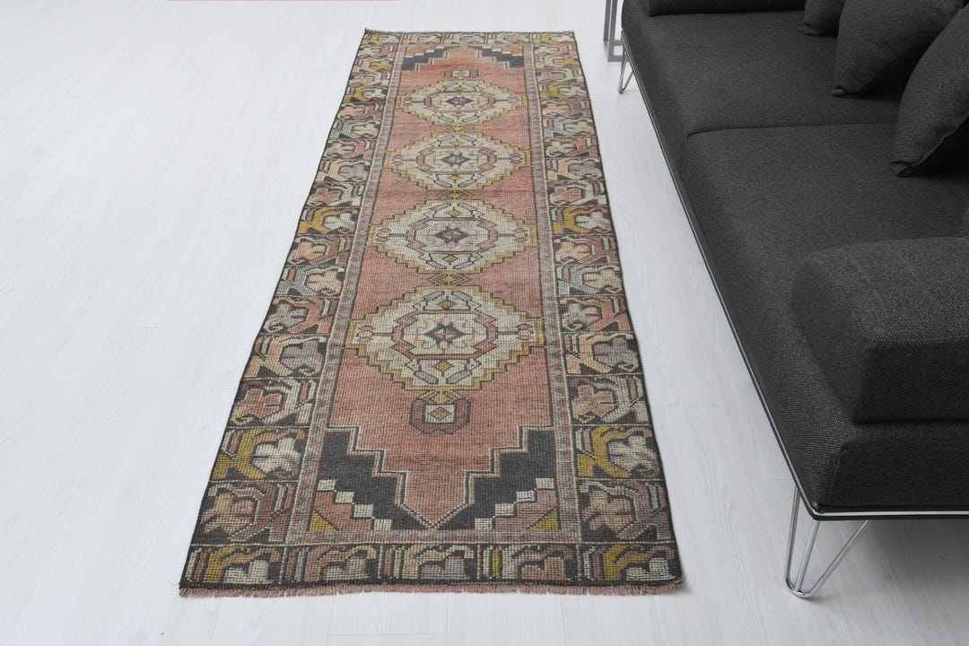 3x9,runner Rug,oushak Runner Rug,3x9 Turkish Rug,wool Runner Rug ...