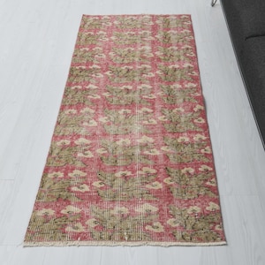 2x6 Oushak Rug,Vintage Runner,Turkish Rug,Vintage Rug,Custom Runner Rug,Oriental Rug,2x6 Runner Rug,Oushak Runner,Turkish Runner,Rug,B-3066