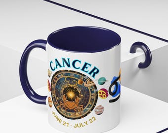 Personalized Cancer Zodiac Coffee Mug: Astrology Gift