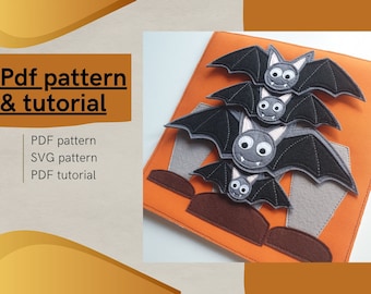 Halloween Bats Quiet Book Page PDF Pattern & Tutorial