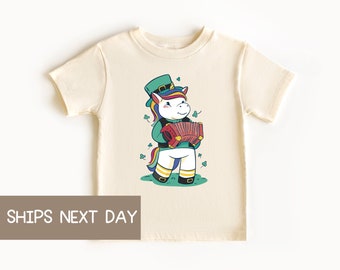 Unicorn St Patrick's Day Shirt for Kids®, Cute Toddler Shamrocks Shirt®, Toddler Infant Shirt, Gift for Kids