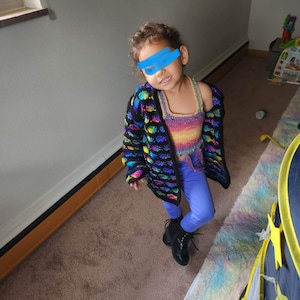 Children’s Peacock Eye Long Sweater