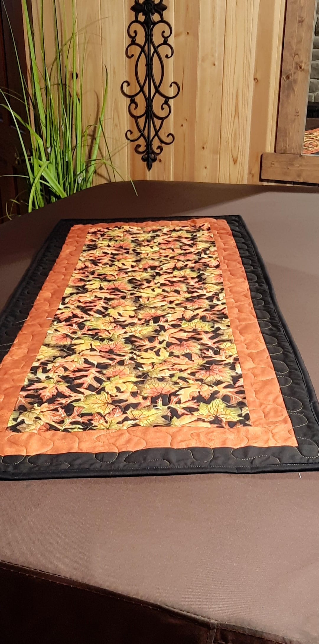 Hand Made & Quilted Fall Leaves Table Runner! - Etsy