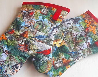 Bird Lover Oven Mitts!!! (Per pair)