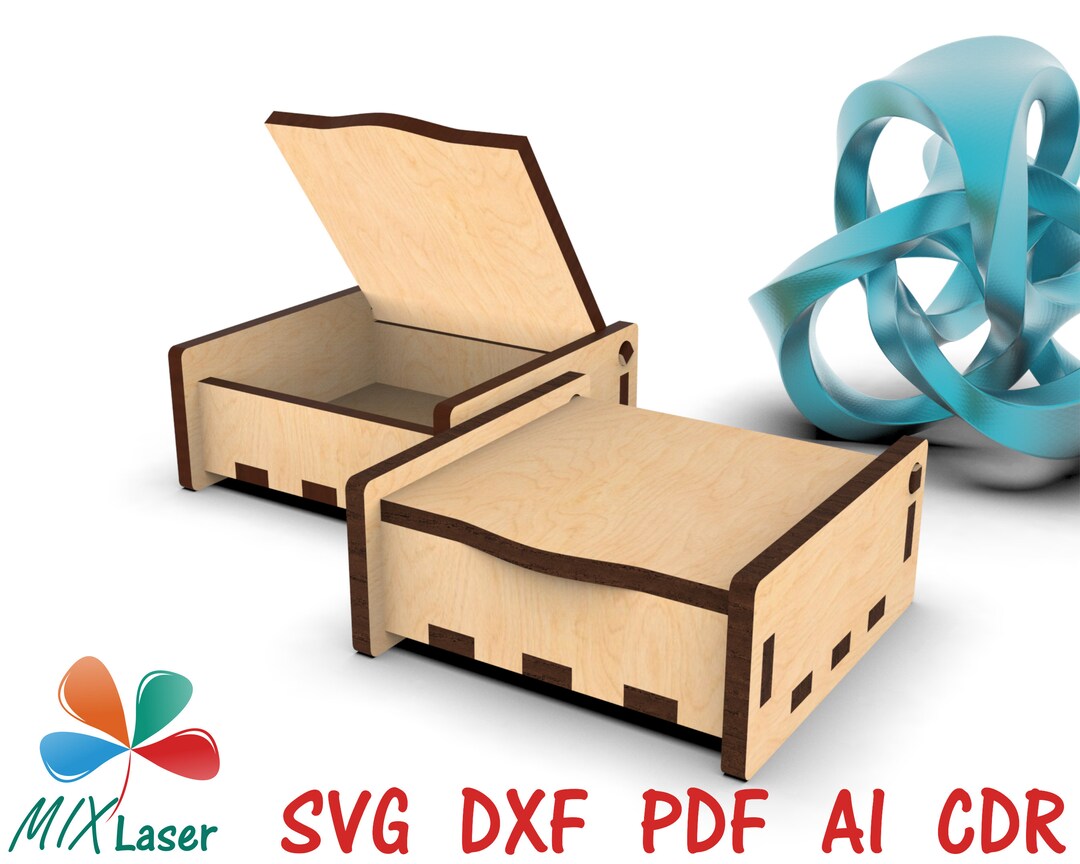 Small Box SVG DXF CNC Laser Cutting Files Etsy