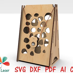 File tagliati al laser Gioco Mouse e formaggio. File vettoriali SVG DXF per il taglio laser del legno. File di taglio digitale istantanei per uso commerciale. File laser SVG