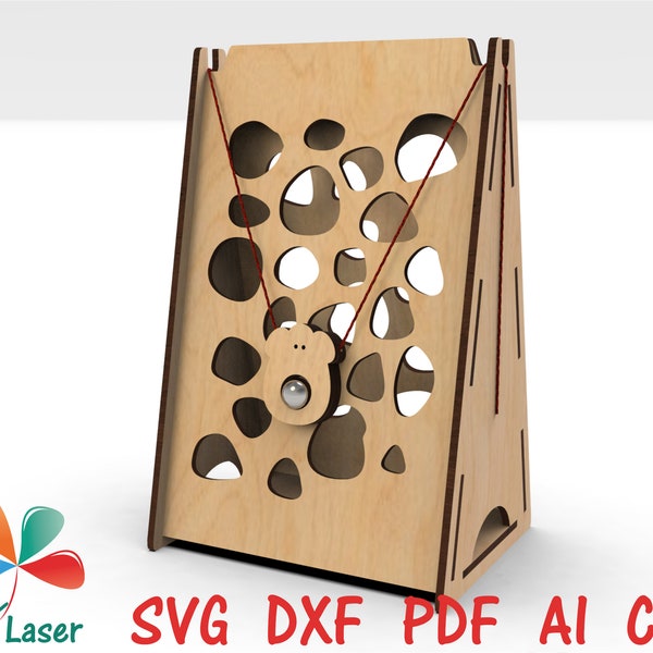 Laser Cut Files Spiel Maus und Käse. Vektor SVG-DXF-Dateien für das Laserschneiden von Holz. Kommerzielle Nutzung sofortiger digitaler Schnitt Dateien. SVG-Datei für den Laserdruck