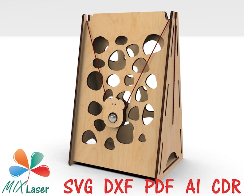 Laser Cut Files Game Mouse and Cheese. Vector SVG DXF files for laser cutting wood. Commercial use instant digital cut files. SVG laser file