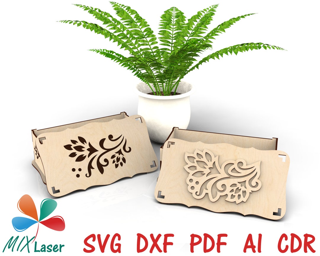 Laser Cut Box Design Files Gift Small Box SVG Laser Etsy