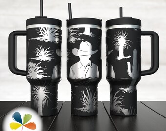 Western Filagree LASER ENGRAVING Tumbler Wrap SVG - Etsy