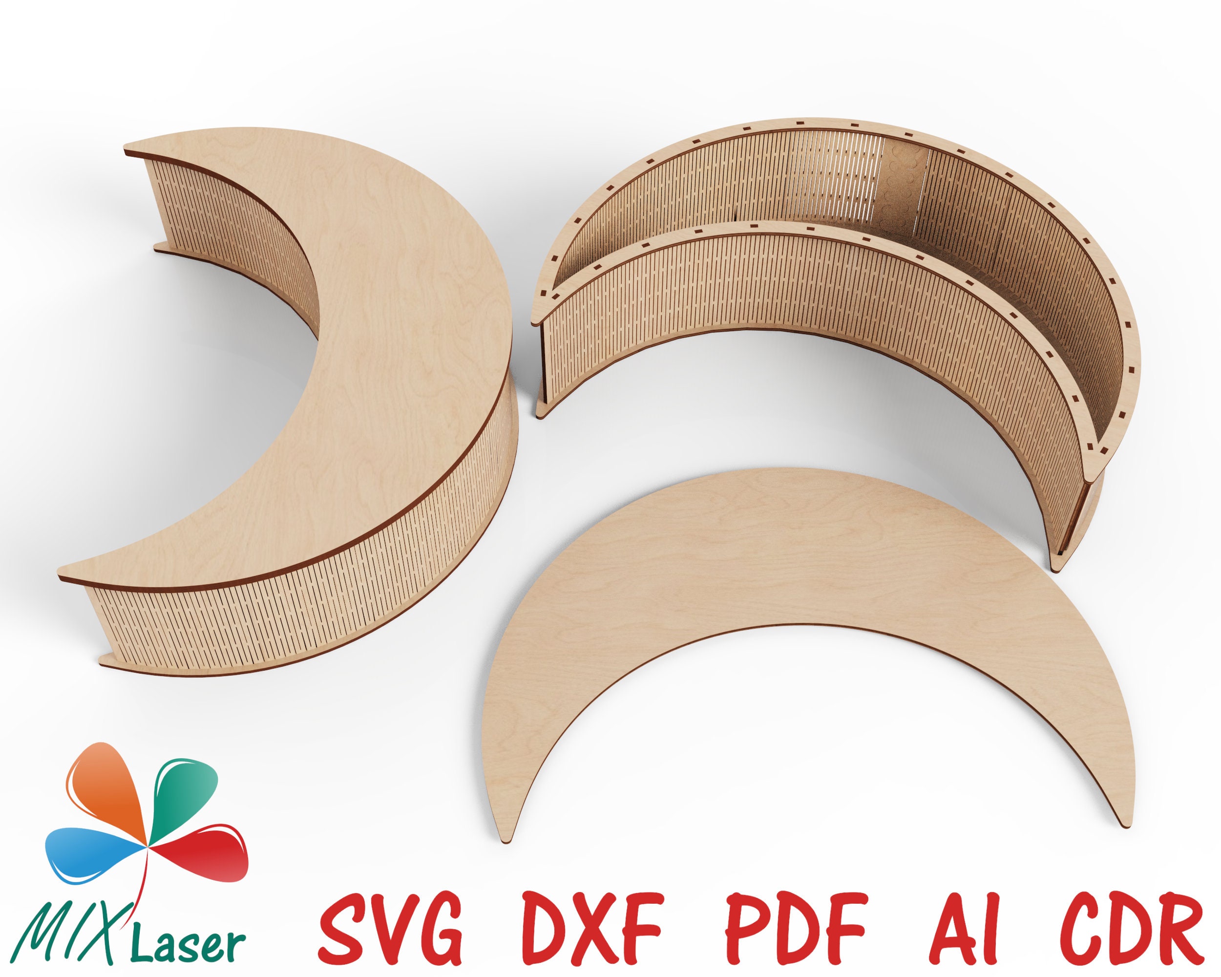 Small Parts Organizer Cut File - Organizer Bin SVG - Screw Organizer Laser  File