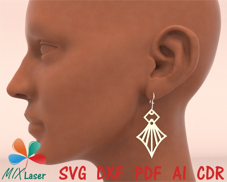 Earring Laser Cut Files. - Etsy