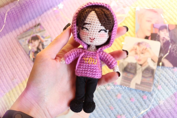 Cute Jimin Bts in Purple Hoodie - Etsy