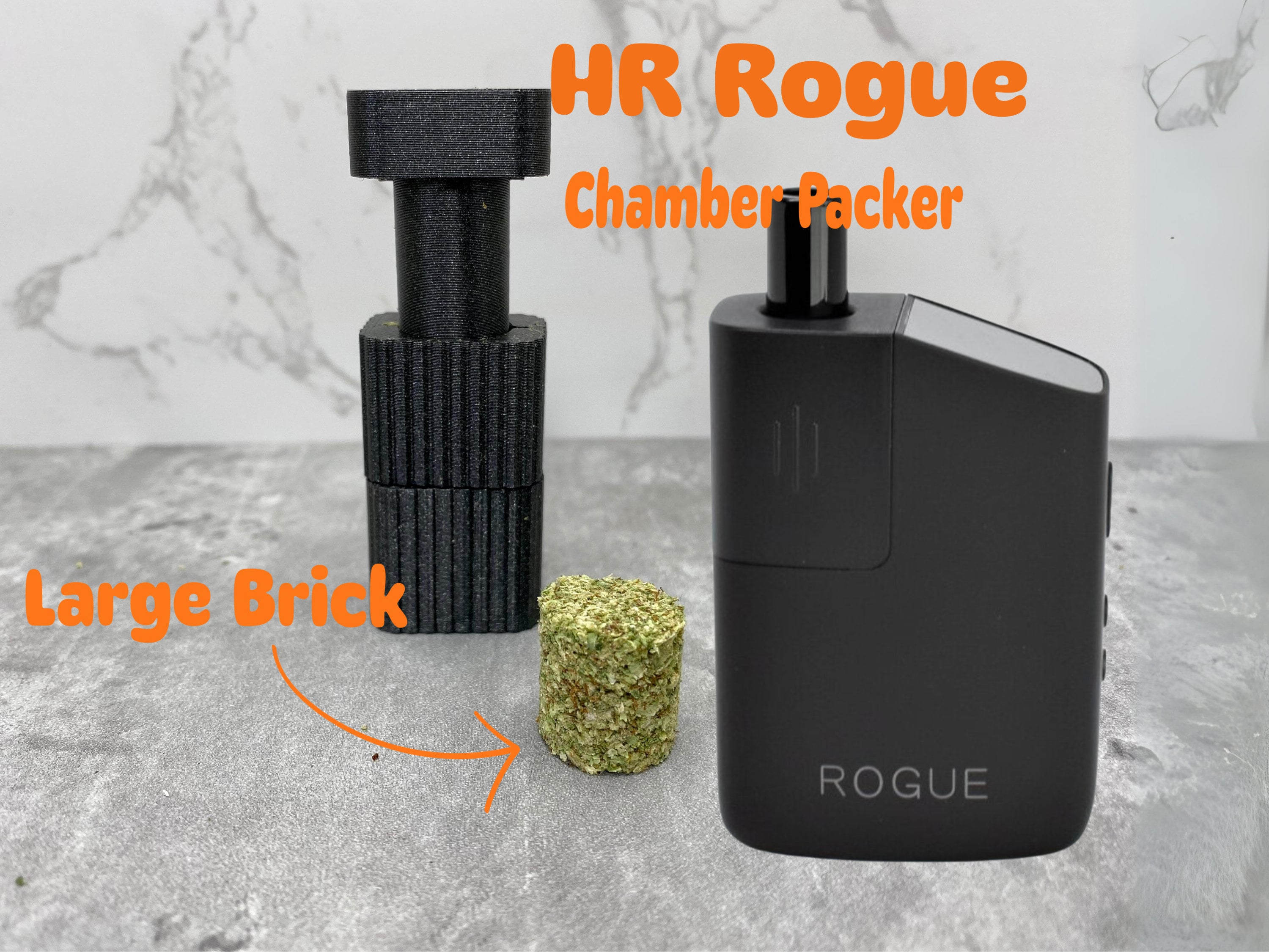 Brick Builder Chamber Packer Healthy Rips Rogue Vaporizer, Easy Pack Chamber Trench