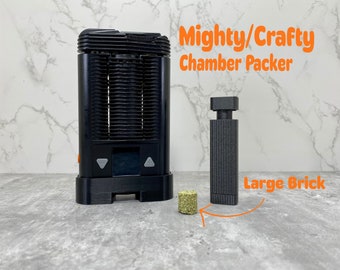 Brick Builder Chamber Packer Storz and Bickel Mighty, Crafty, Easy Pack Chamber Trench