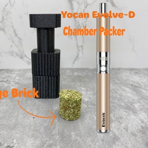 Brick Builder Chamber Packer Yocan Evolve-D Vaporizer, Easy Pack Chamber Trench