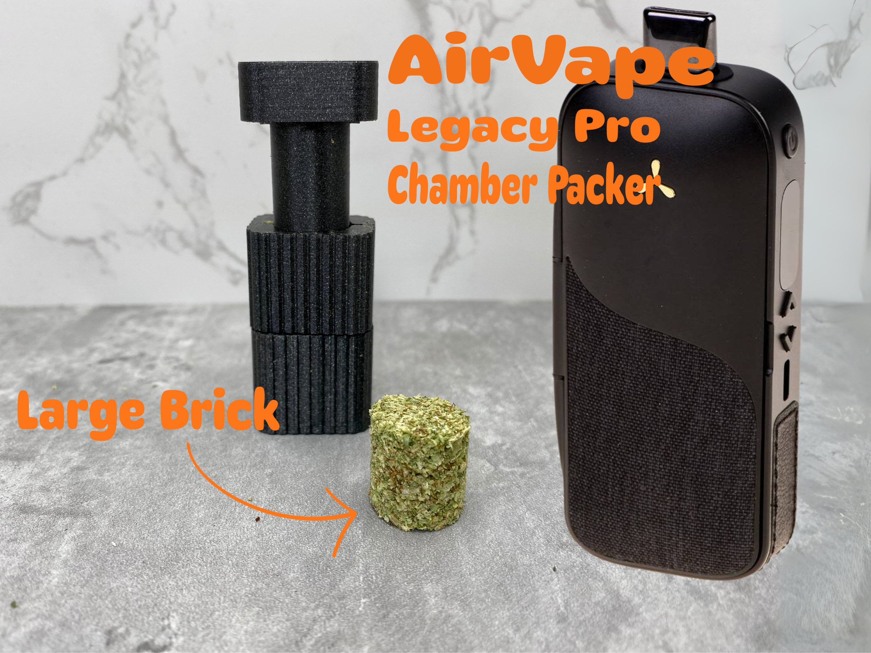 Brick Builder Chamber Packer AirVape Legacy Pro, AirVape XS GO, Airvape X-Series, Easy Pack Chamber Trench