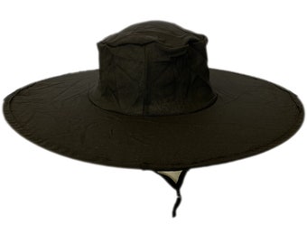 Black Pop Up Sun Hat