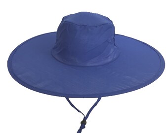 Blauer Pop Up Sonnenhut