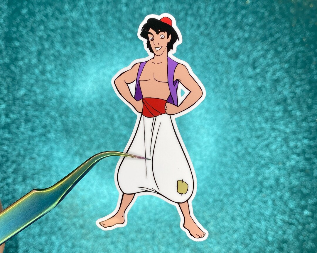 Aladdin Sticker Waterproof Vinyl Sticker - Etsy