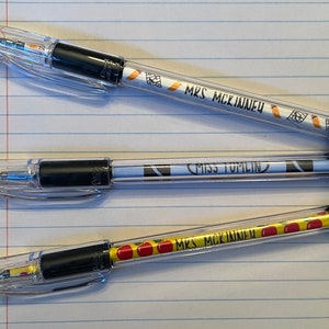 Personalized Teacher Pens, Personalized Teacher Gift, Cute Teacher Gift, Inexpensive Teacher Gift, Back to School, Teacher Appreciation