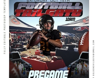 Fussball Tailgate Flyer Template (PSD)