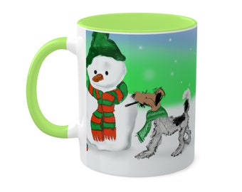 Wire Fox Terrier Ceramic Coffee Mug 11 oz, Coffee Lover's Delight - Wire Fox Terrier 11 oz Mug
