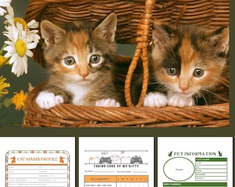 Cat Care Journal, Cat Care Tracker, Cat Care Tracker