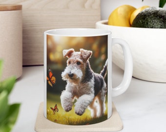 Wire Fox Terrier Ceramic Mug 11oz
