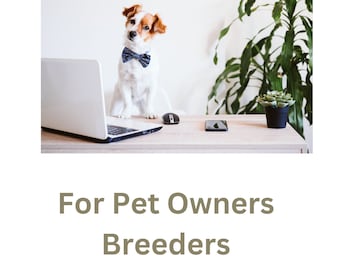 Pet Care Planner, Pet Records, Pet Information, Pet Training, Pet Expenses, Medical Information for your Pet, Dog Care Journal, Pet Planner