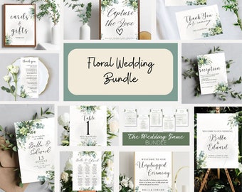 Wedding Bundle, Wedding Printables, Wedding Supplies