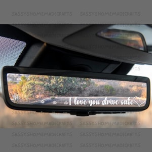 I love You Drive Safe SVG, Auto Aufkleber, Cricut SVG, Autozubehör, Auto Dekor, SVG