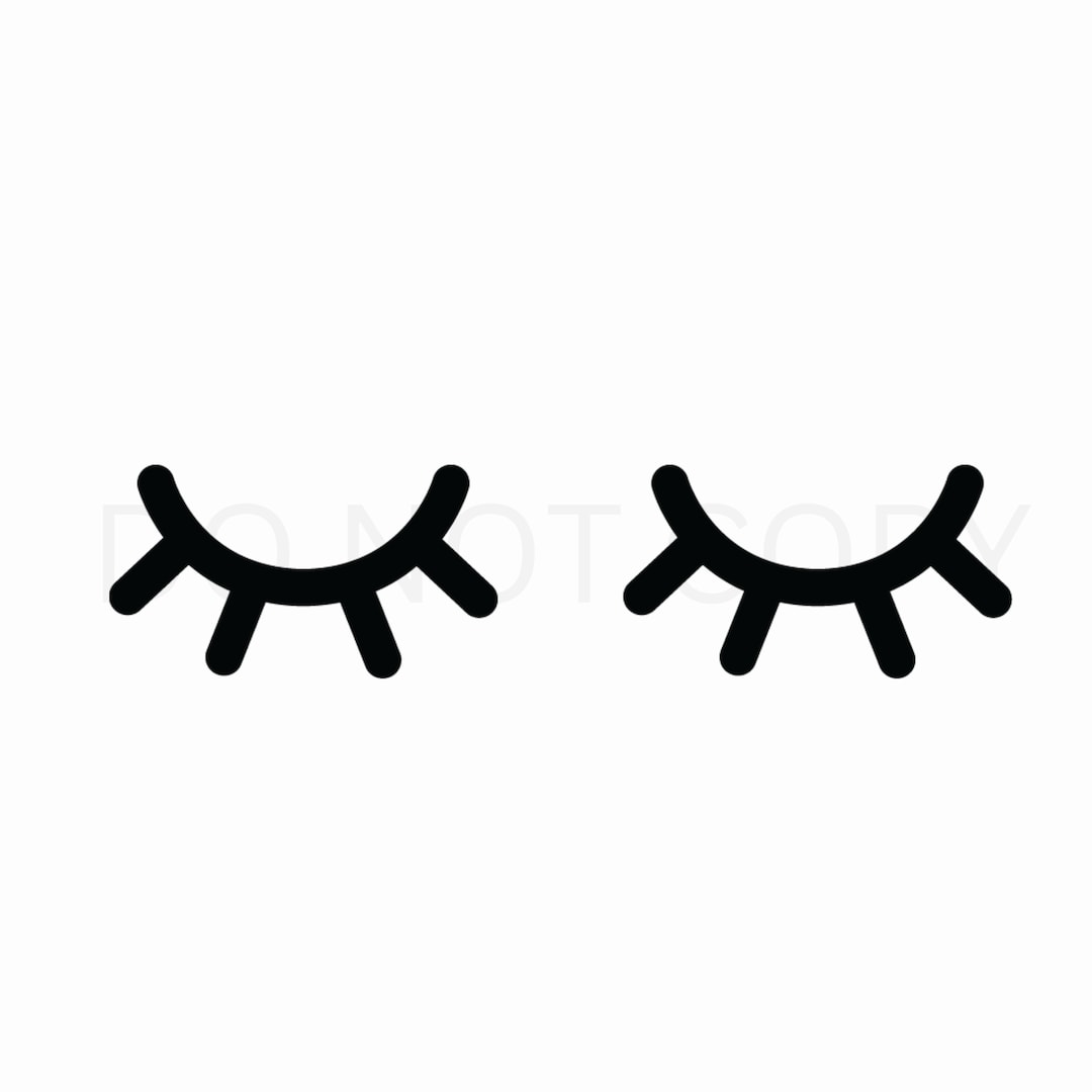 Sleepy Felt Eye SVG, Crochet Sleepy Eye SVG, Felt Eye SVG, Eye Svg Etsy