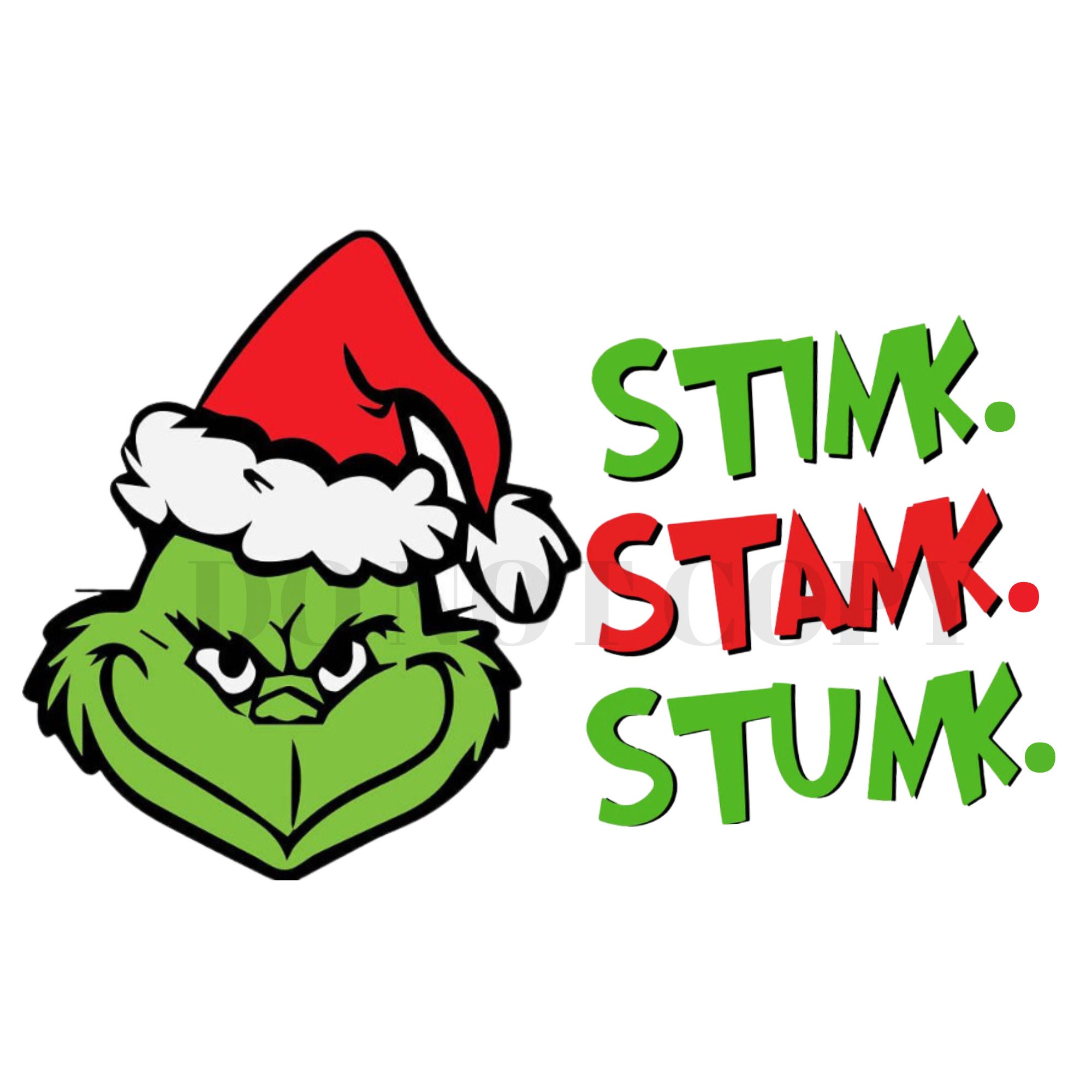 Grinch Stink Stank Etsy